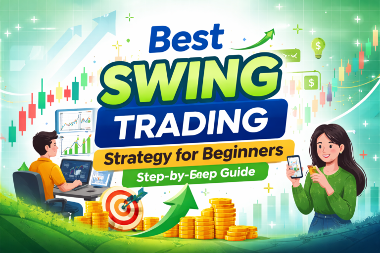 select stocks for swing trading for beginners showing entry and exit points on stock chart